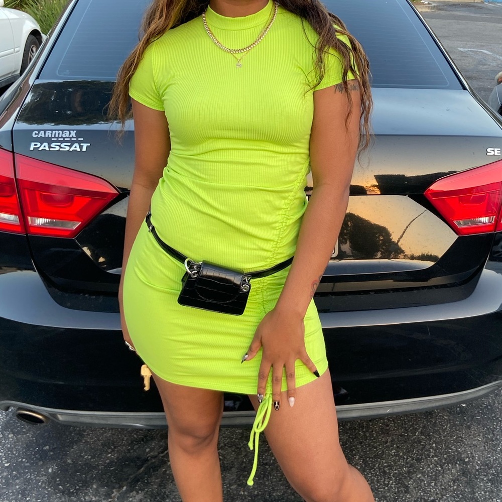 Neon Green Dress